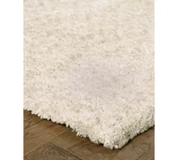 Oriental Weavers Heavenly Shag 73402 Ivory/Ivory 3' x 5' Area Rug