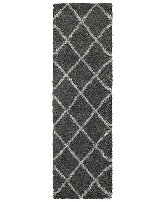 Oriental Weavers Henderson Shag 090 2'3" x 7'6" Runner Area Rug