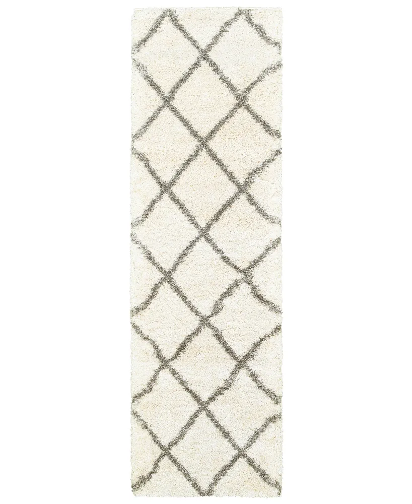 Oriental Weavers Henderson Shag 090 2'3" x 7'6" Runner Area Rug