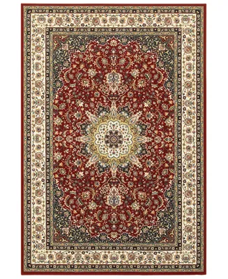 Closeout! Oriental Weavers Kashan 119N Red/Ivory 3'10" x 5'5" Area Rug