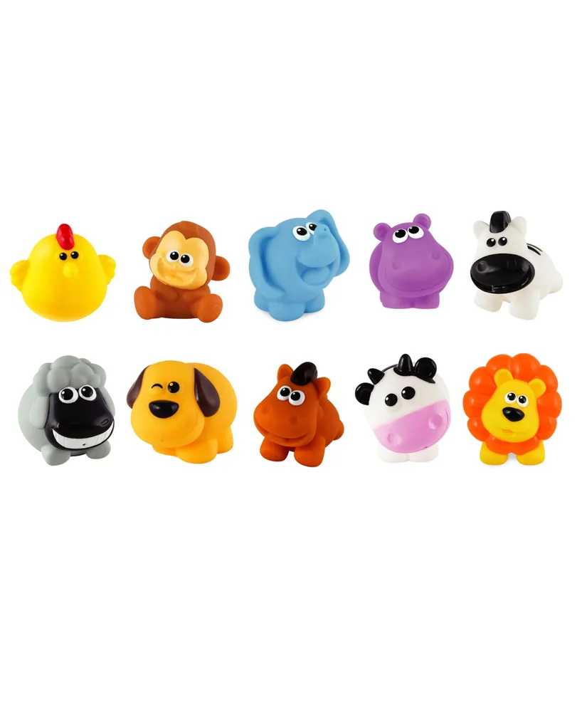 10 Piece My Animals Bath Playset