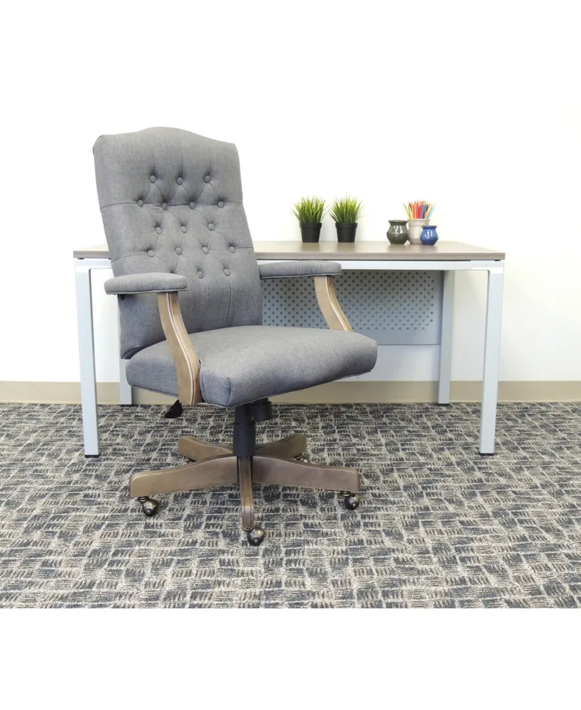 Boss Office Products Executive Linen Chair