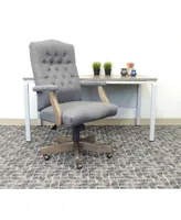Boss Office Products Executive Linen Chair