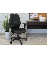 Boss Office Products High-Back Task Chair with Adjustable Arms