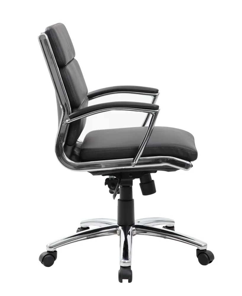 Boss Office Products CaressoftPlus Executive Mid-Back Chair