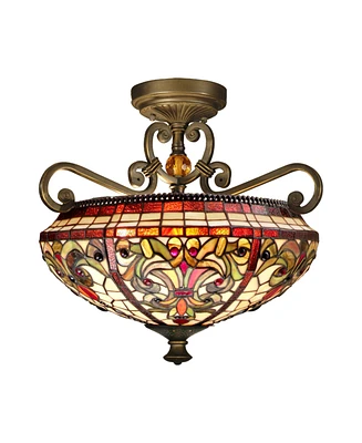 Dale Tiffany Baroque Semi Flush Mount