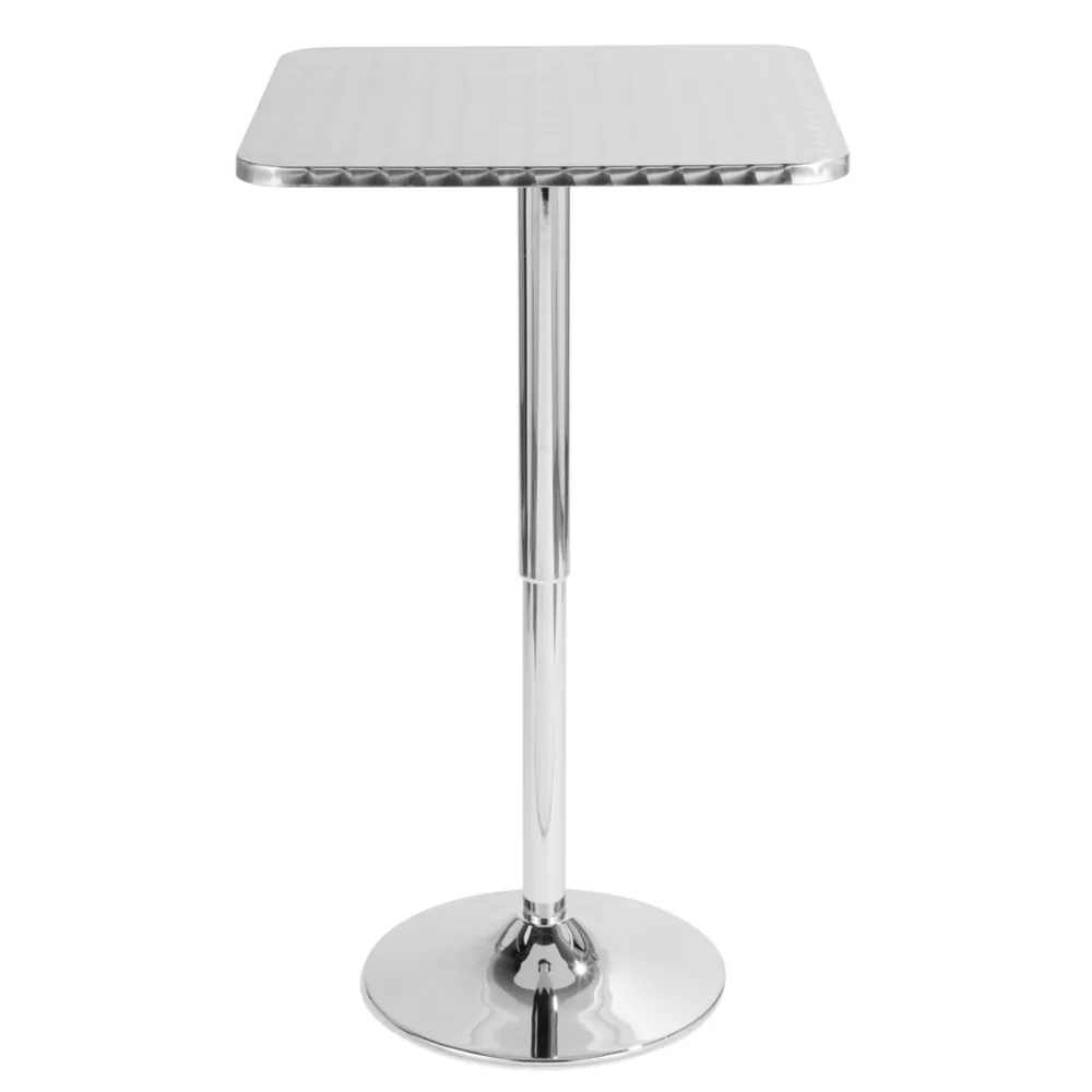 Lumisource Bistro Adjustable Square Bar Table