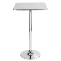 Lumisource Bistro Adjustable Square Bar Table