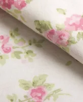 Laura Ashley Cotton Flannel 3 Piece Sheet Set, Twin