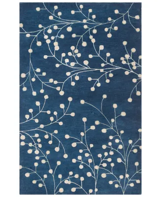 Livabliss Athena Ath-5156 Navy 2' x 3' Area Rug