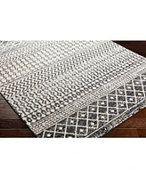 Livabliss Elaziz Elz-2307 Black 2'7" x 7'6" Runner Area Rug