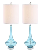 Jonathan Y Cecile Teardrop Led Table Lamp, Set of 2