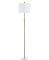 Jonathan Y June Adjustable Led Floor Lamp - Brass Gold