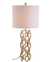 Jonathan Y Oliver Quatrefoil Led Table Lamp - Gold