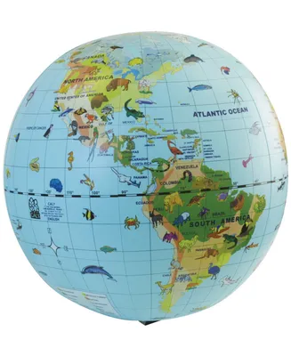 Animal Quest Giant Inflatable Globe and Game