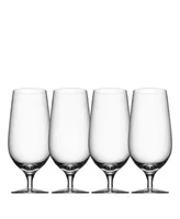 Orrefors Beer Lager Glasses, Set of 4