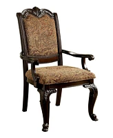 Ramsaran Brown Cherry Armchair (Set of 2)