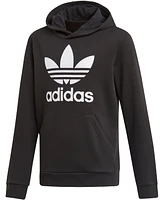 adidas Big Boys Logo-Print French Terry Hoodie