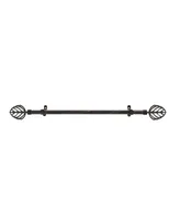 Achim Metallo Leaf Decorative Rod & Finial, 66" - 120"