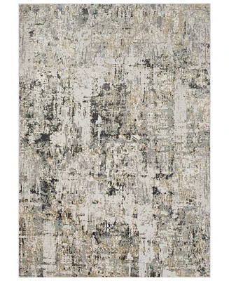 Livabliss Quatro Qua-2300 Medium Gray 5'3" x 7'3" Area Rug