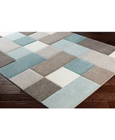 Livabliss Santa Monica Sac-2300 Aqua 2'7" x 7'6" Runner Area Rug