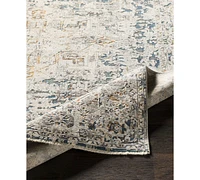 Livabliss Presidential Pdt-2300 Pale Blue 3'3" x 10' Runner Area Rug