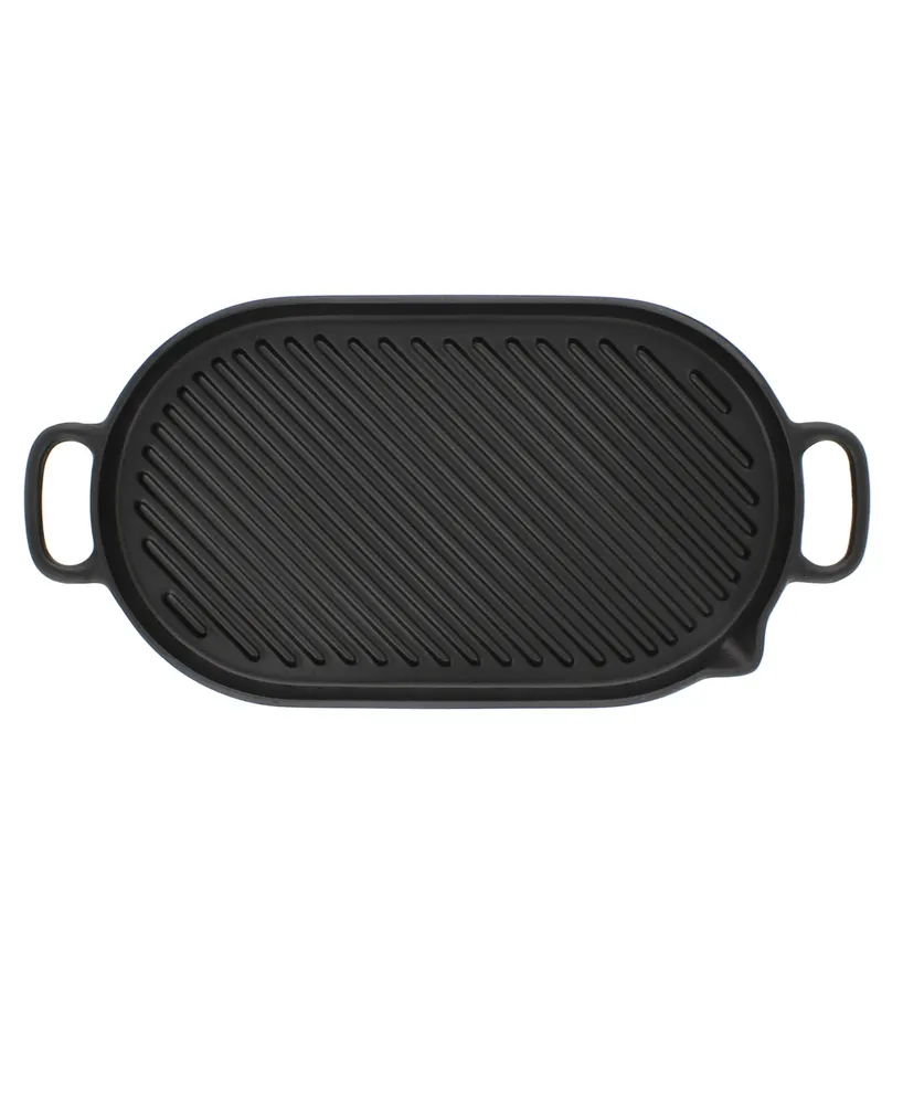 Chasseur French Cast Iron 14" Oval Grill Pan