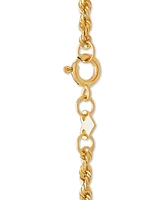 Rope Chain 20" Necklace (1-3/4mm) in 14k Yellow Gold