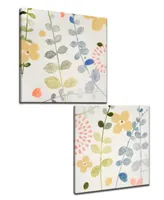 Ready2HangArt 'Dew I/Ii' 2 Piece Botanical Canvas Wall Art Set