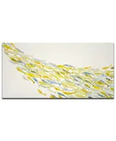 Ready2HangArt 'Yellow Wave' Canvas Wall Art