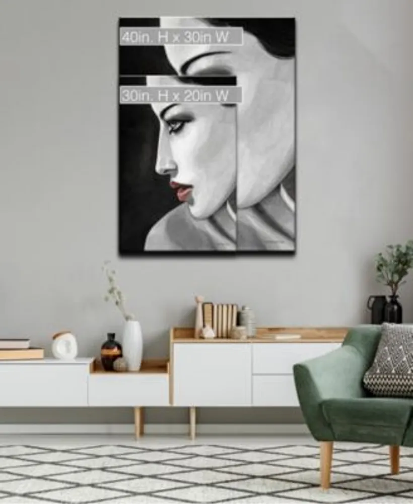 Ready2hangart Temptation Iii Side Profile Canvas Wall Art Collection