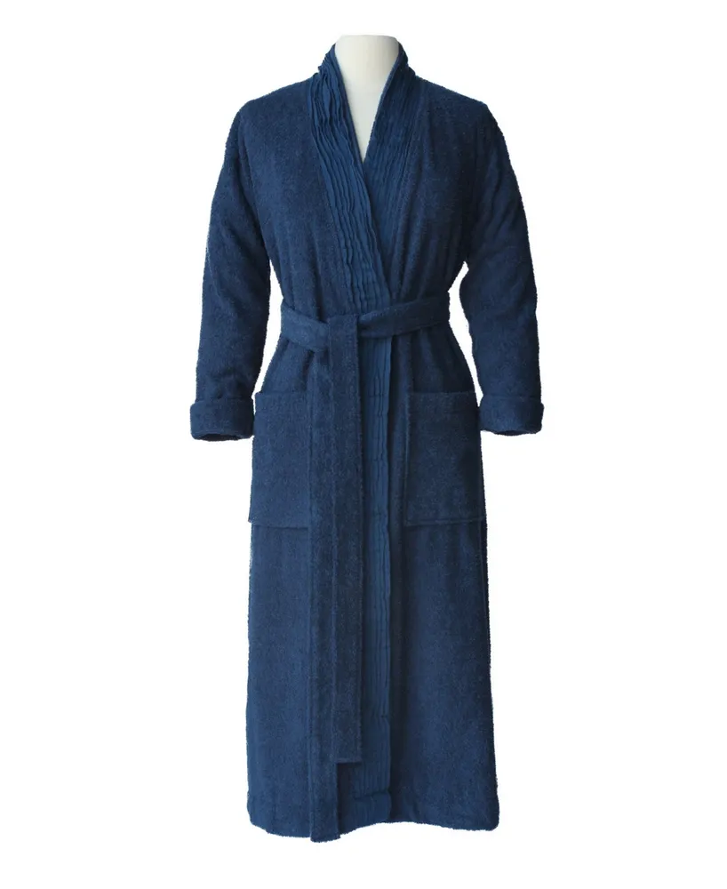 Igh Global Corporation 100% Turkish Cotton Pleated Robe