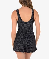 Miraclesuit Pin-Point Marais Allover Slimming Swimdress