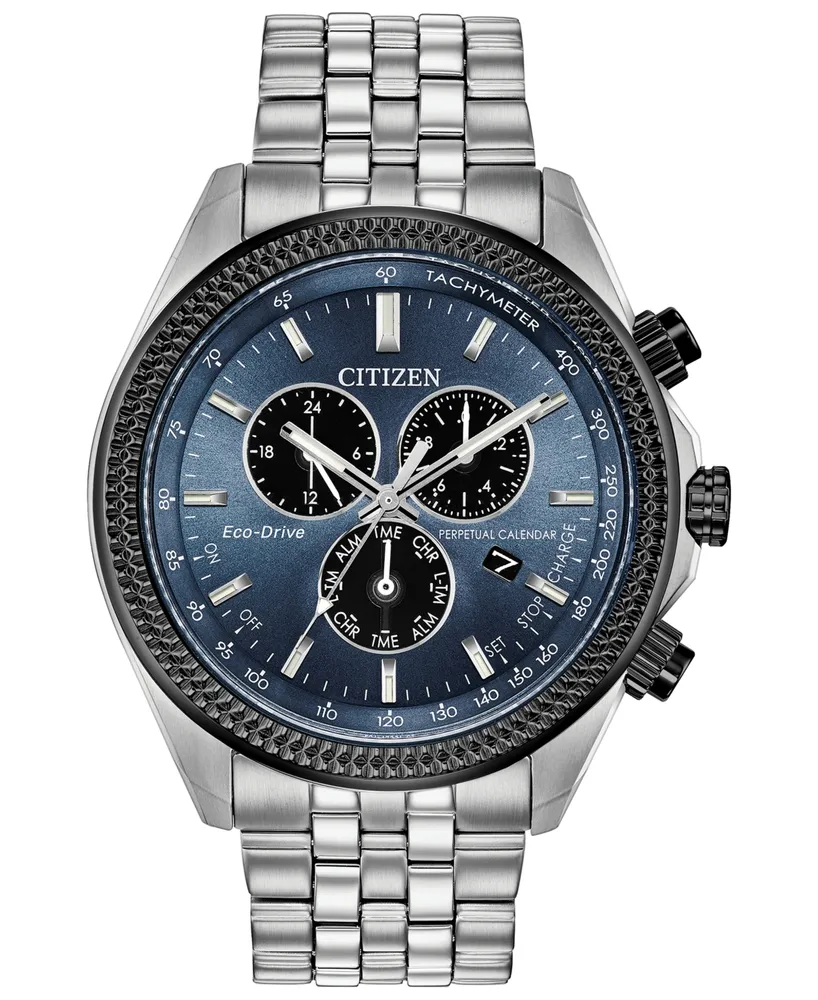 Citizen Eco-Drive Men's Chronograph Brycen Stainless Steel Bracelet Watch 44mm