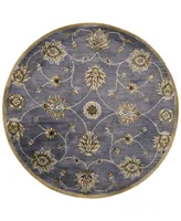 Kas Syriana Kashan 5'6" Round Area Rug