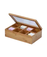 Oceanstar Bamboo Tea Box