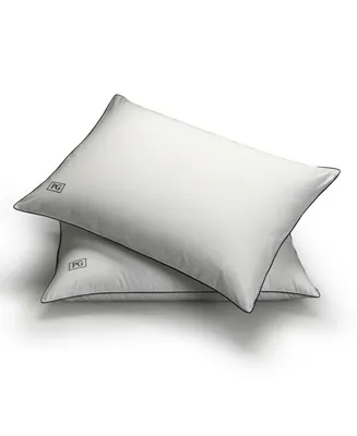 Pillow Guy White Goose Down Soft Density Pillow with 100% Certified Rds Down, and Removable Pillow Protector - Set of 2