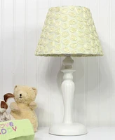 3 Stories Trading Nurture Yellow Roses Lamp Base With Shade