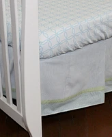 3 Stories Trading Nurture Blue Corduroy Dust Ruffle