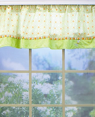 3 Stories Trading Nurture Geometric Dragonfly Window Valance