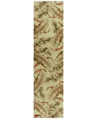 Kas Sparta Ferns 3124 Ivory 2'6" x 10' Runner Area Rug