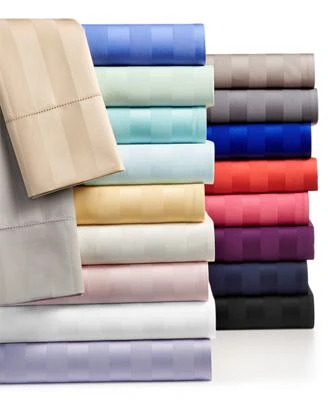 Charter Club Damask 1.5 Stripe 550 Thread Count 100 Cotton Sheet Sets Exclusively At Macys