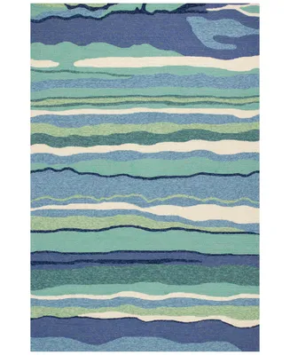 Kas Harbor Lagoon 4216 Ocean 5' x 7'6" Indoor/Outdoor Area Rug