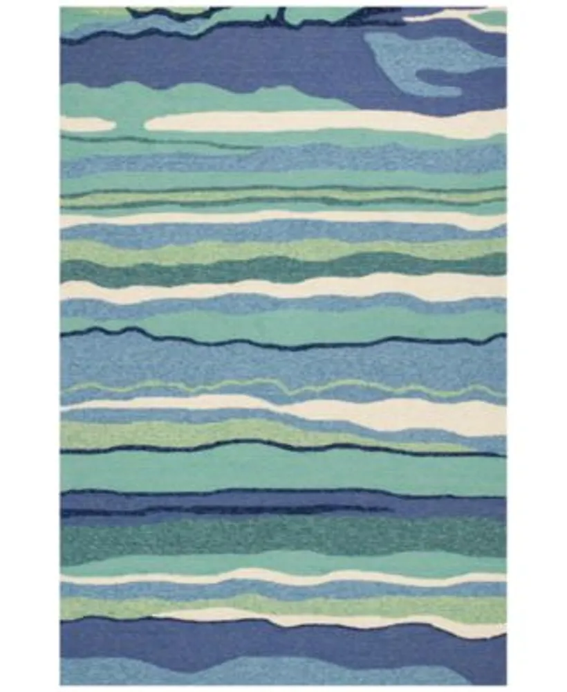 Kas Harbor Lagoon 4216 Ocean Indoor Outdoor Area Rug