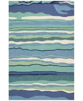 Kas Harbor Lagoon 4216 Ocean Indoor Outdoor Area Rug