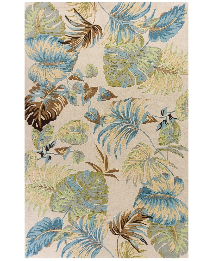 Kas Havana Oasis 2630 Ivory/Blue 5' x 8' Area Rug