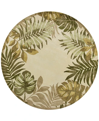 Kas Havana Paradise 2635 Ivory 7'6" Round Area Rug