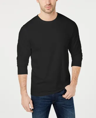 Club Room Men's Long Sleeve T-Shirt, Created for Macy's