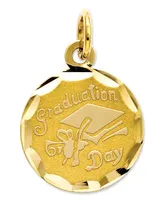 14k Gold Charm, Graduation Cap Charm