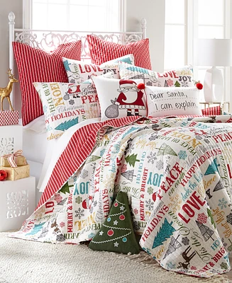 Levtex Santa Claus Lane 2-Pc. Quilt Set, Twin